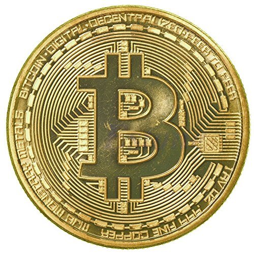 rexul (TM) 1 x vergoldet Bitcoin Münze Collectible BTC ...